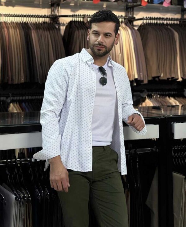 Camisa casual de puntos